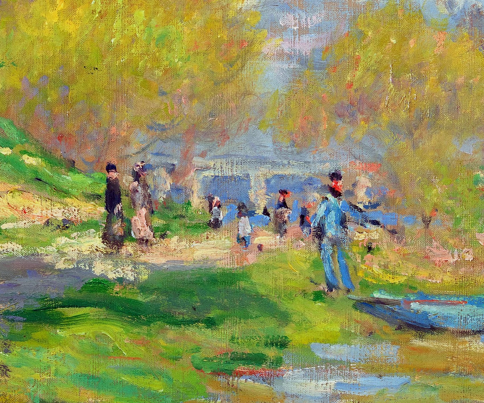 Claude Spring by the Seine Giclee Print Reproduction Etsy.de