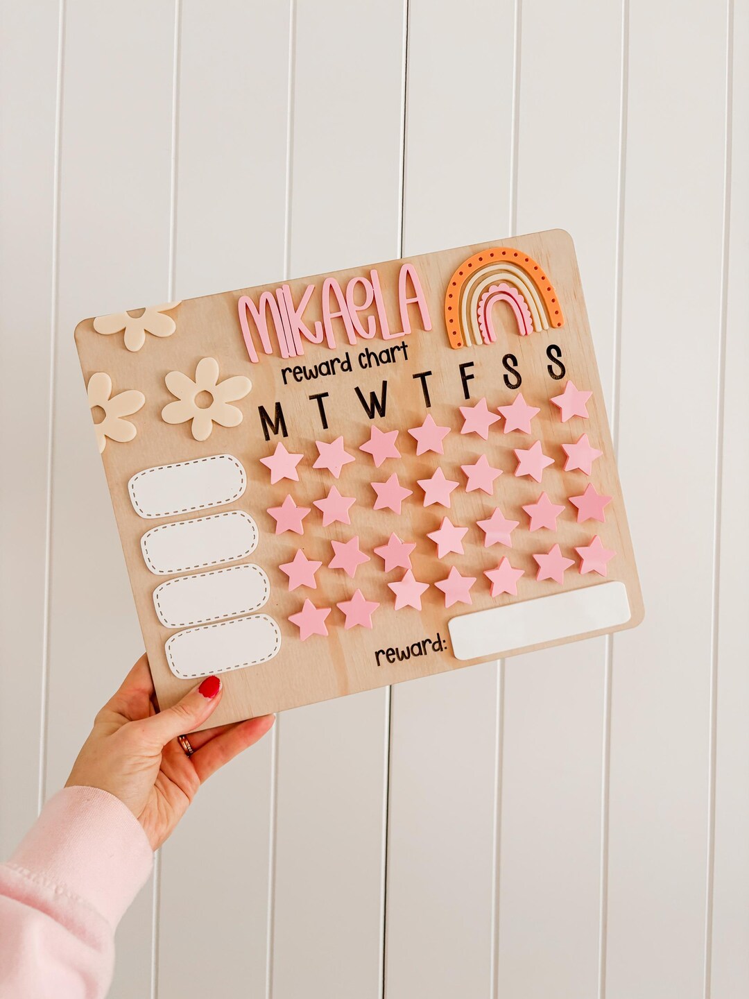 Daily Reward Task Personalised DIY Weekly Reward Chart | Daily Tasks | Jobs for Kids ...