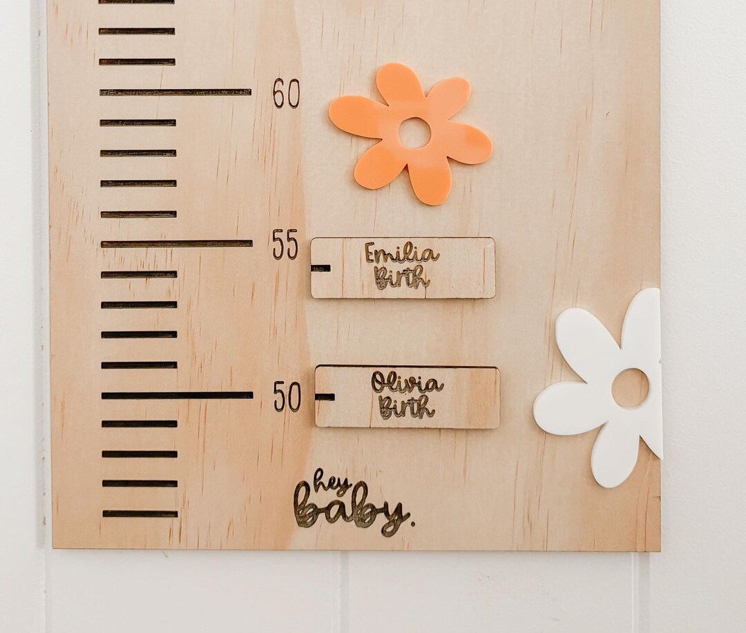 Growth Chart Markers Height Chart Place Setting Age Markers