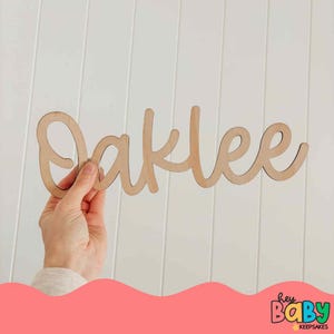 Personalisierte Name Wandschild | Türschild Kinder | Kinder Namensschild | Holz Namensschild | Kinderzimmer Wandschild | Modernes Design | Kinder-Deko
