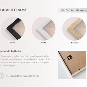 three different types of frames with different shapes and sizes