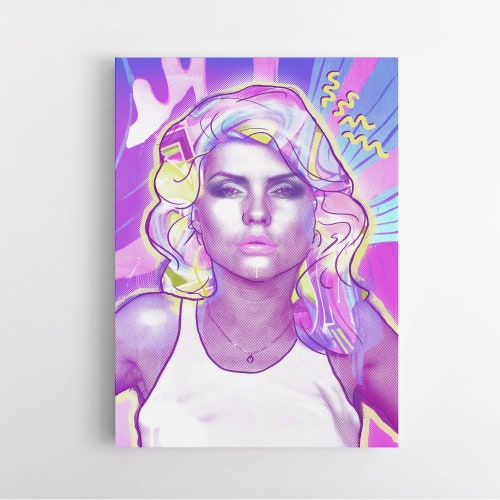 Blondie Canvas Print Debbie Harry Pop Art Graffiti Fine Art high quality