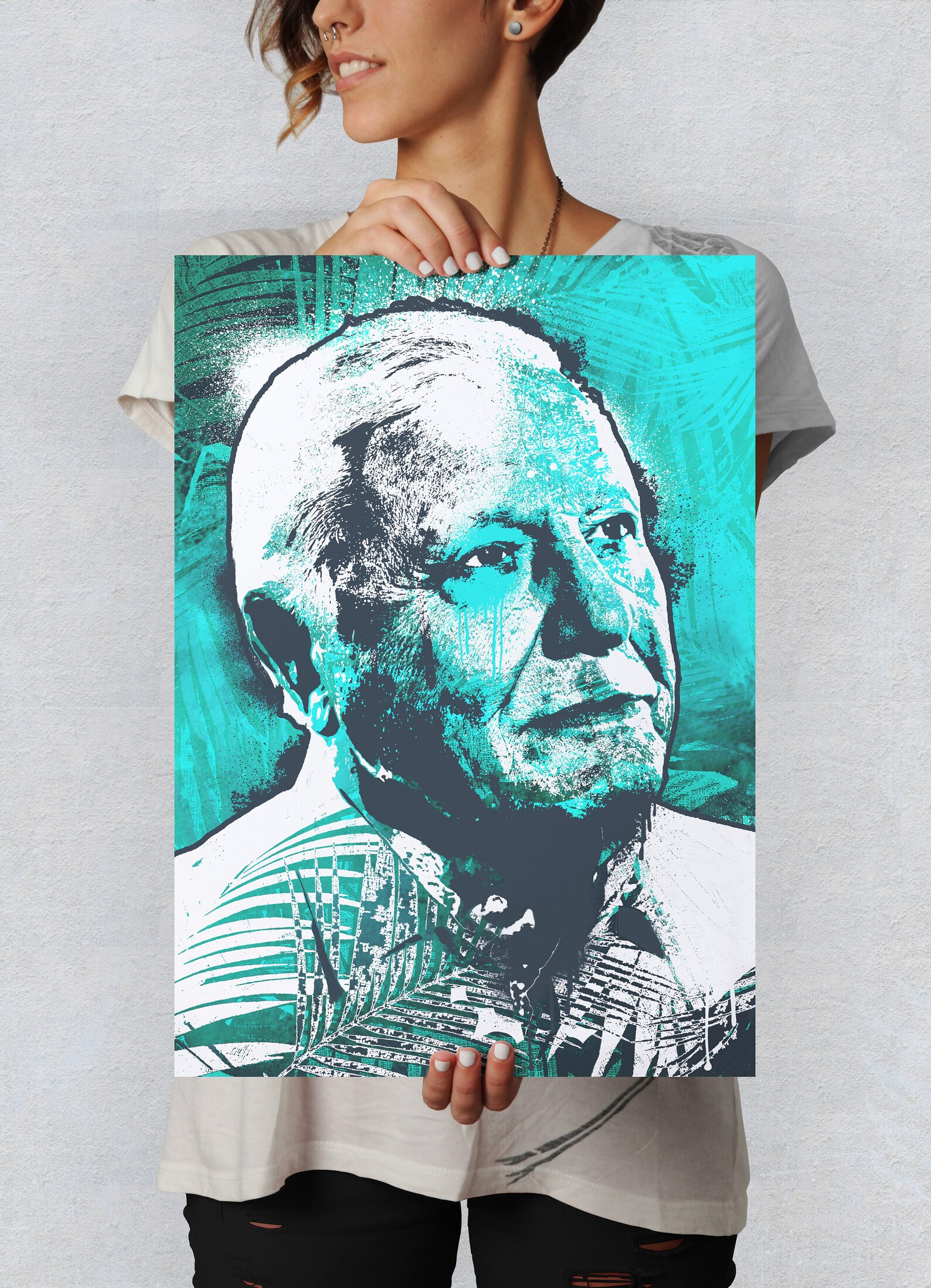 David Attenborough poster print Nature wall art Planet | Etsy