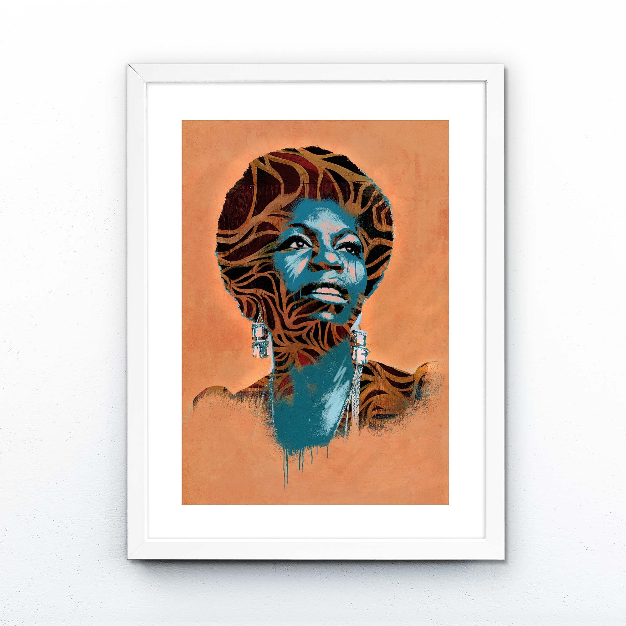 Nina Simone poster print Wall art with soul Framed option | Etsy