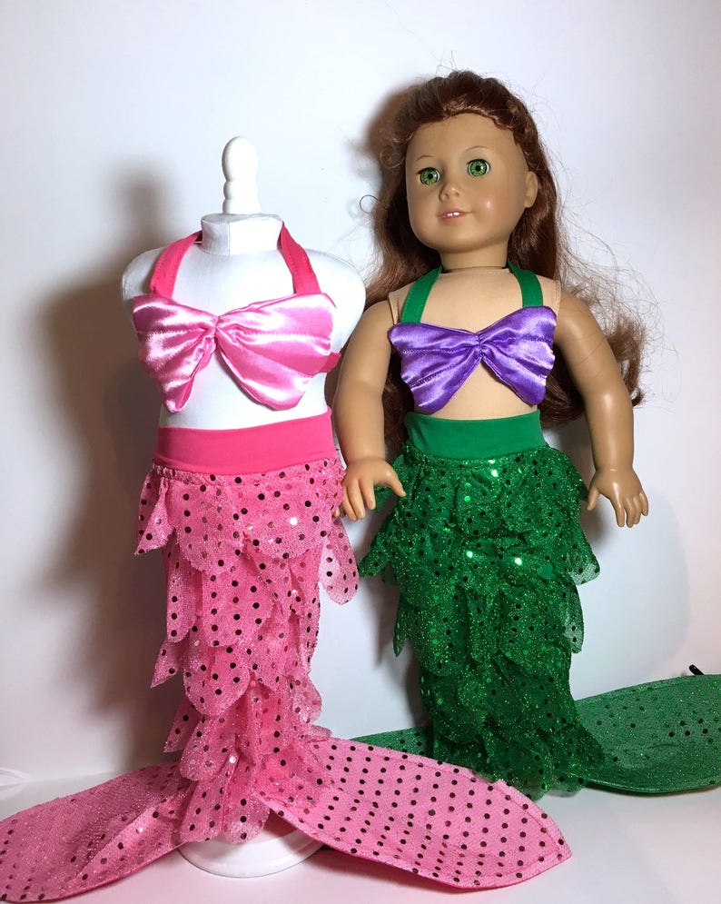 Mermaid 18 Doll Clothes American Girl Mermaid Costume Etsy
