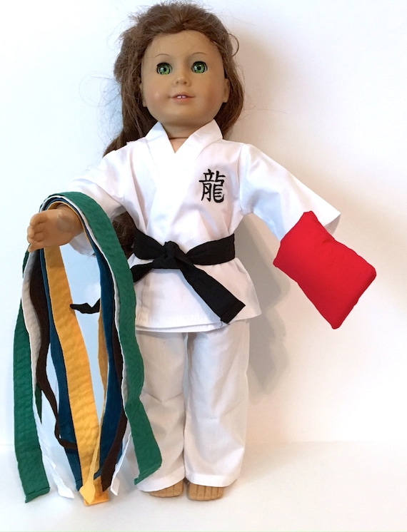 american girl doll karate outfit