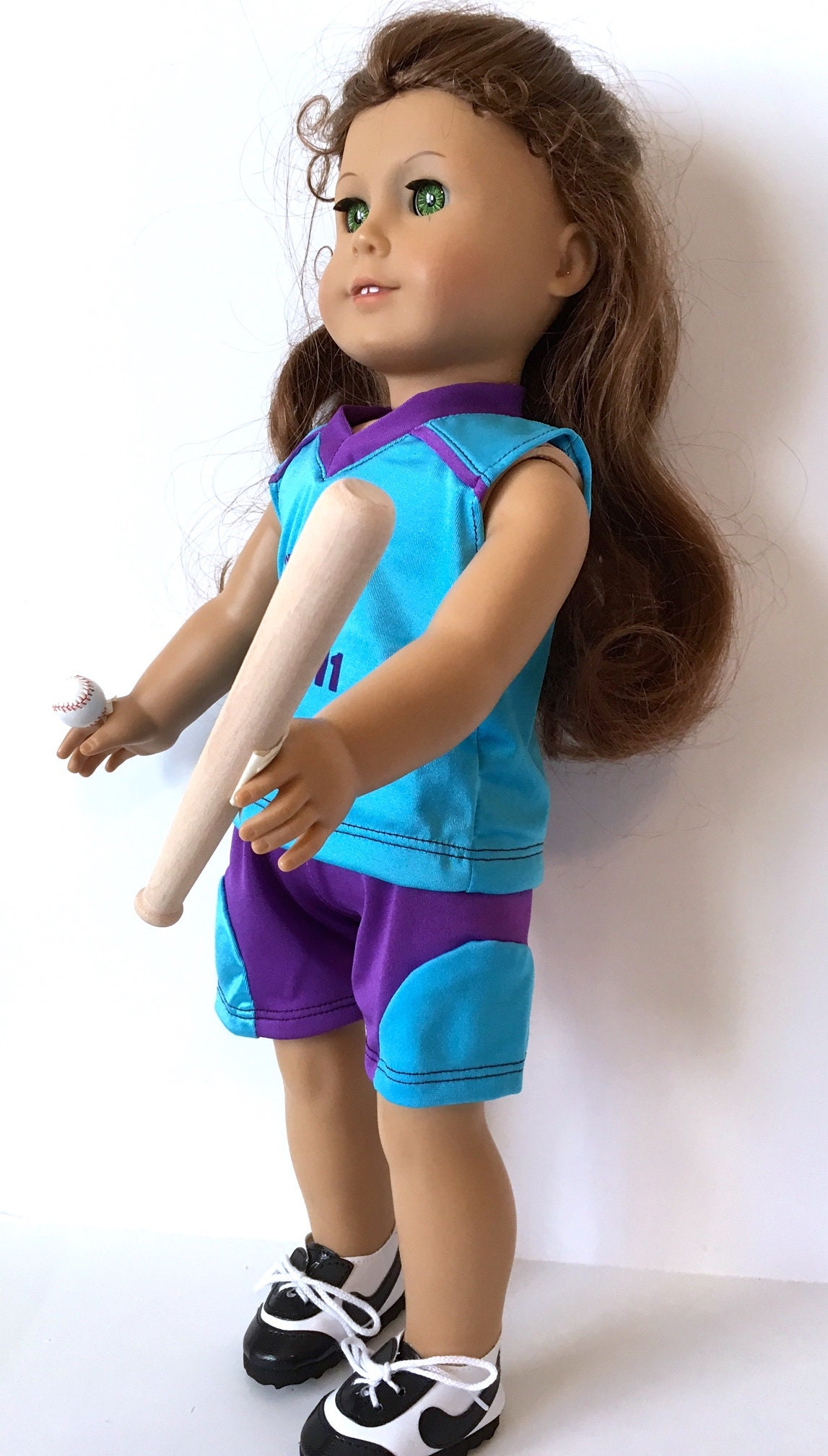 softball outfit for 18 inch doll
