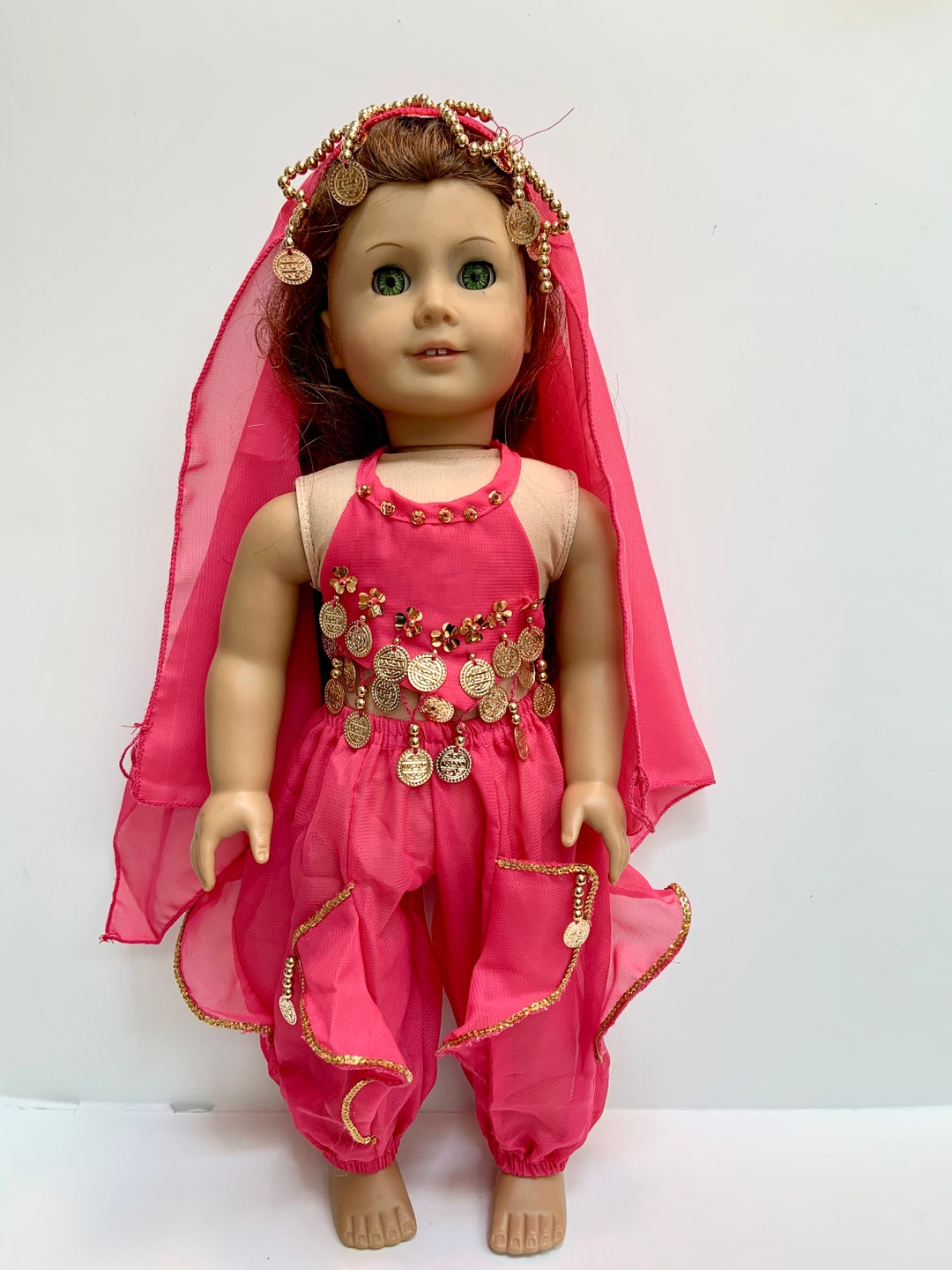 Belly Dancer Outfit American Girl Dance Outfit 18 Inch Doll Etsy