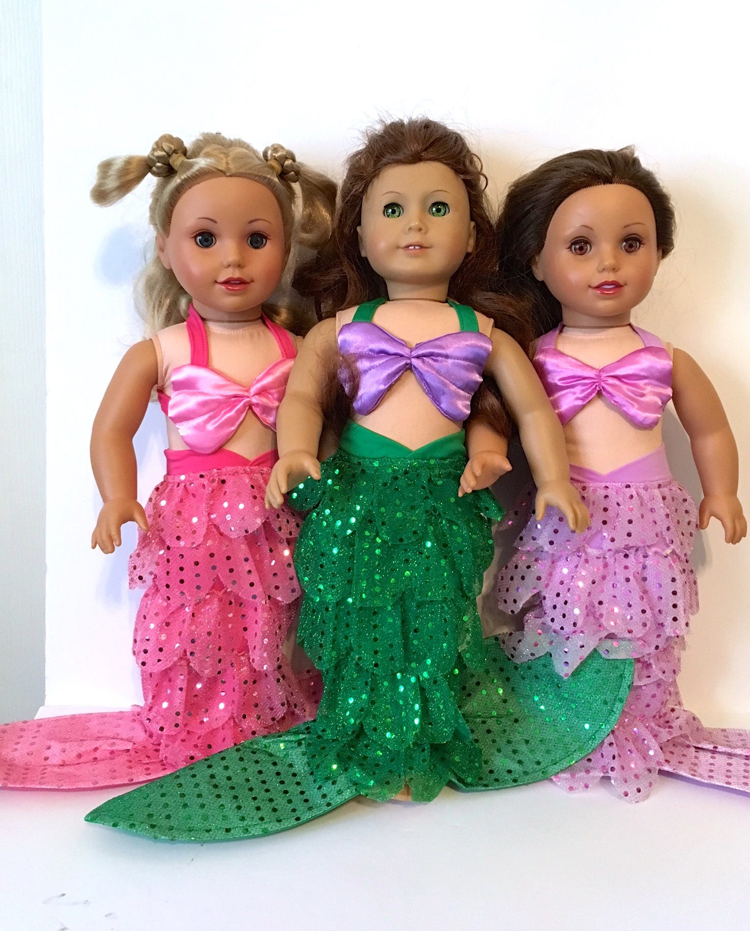 Mermaid 18 Doll Clothes American Girl Mermaid Costume Etsy