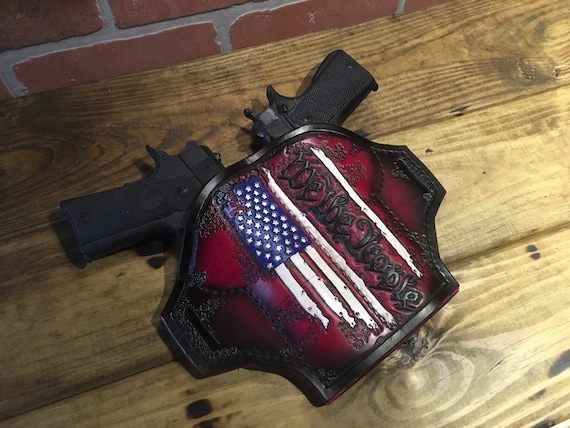 Leather Skull Holster.
