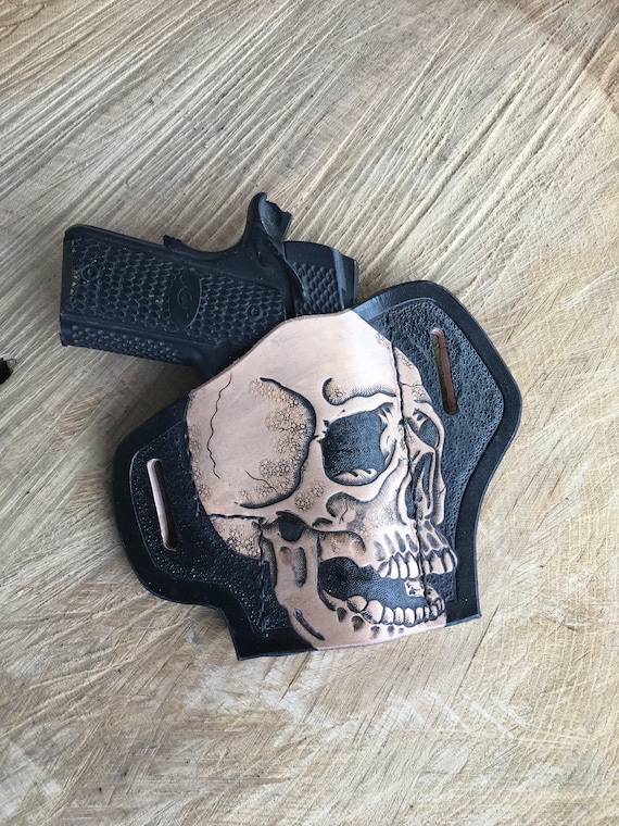 Leather Skull Holster.