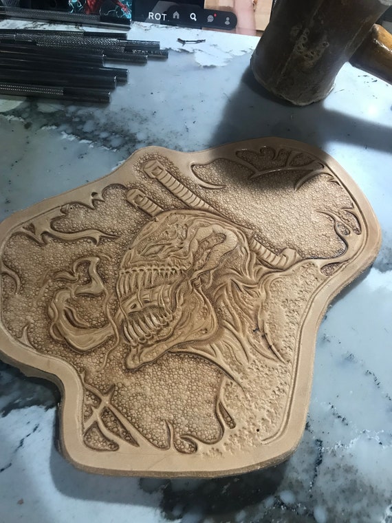 Leather Skull Holster.