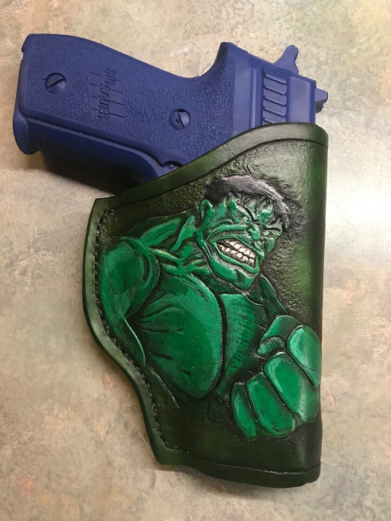 Leather Skull Holster.
