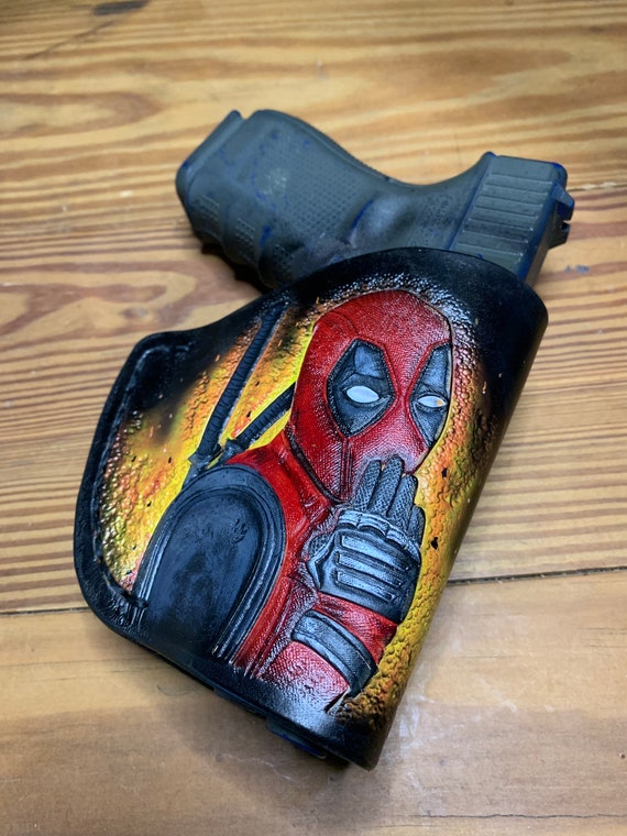Leather Skull Holster.