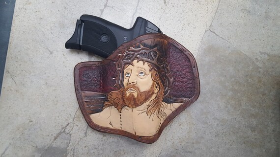 Leather Jesus Holster.
