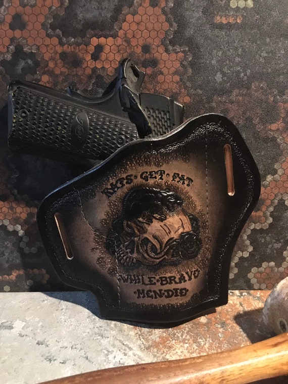 Leather Skull Holster.