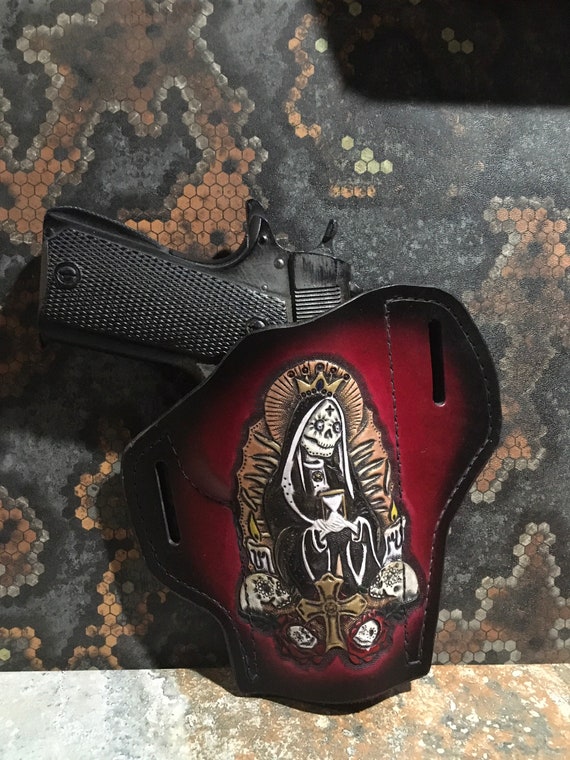 Leather Skull Holster.