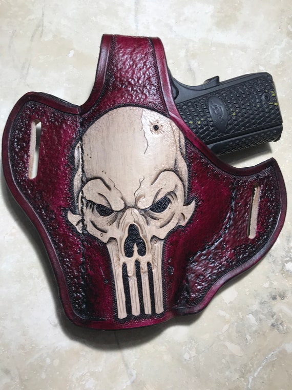 Leather Skull Holster.