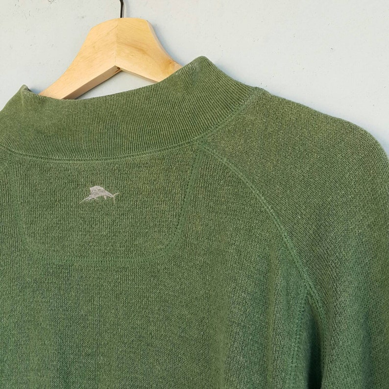 Vintage Tommy Bahama Half Zipper Pullover Sweater Size XL