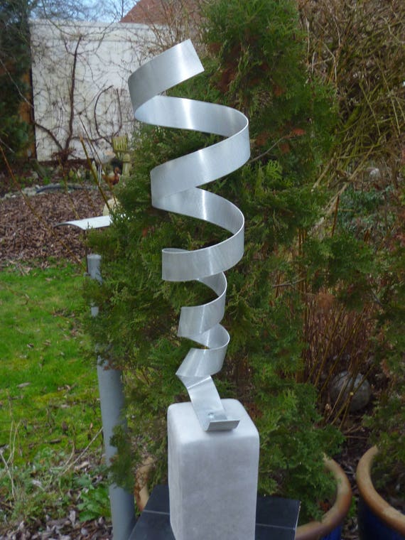 Great Modern Abstract Aluminum Metal Sculpture Artist Unique Image 0