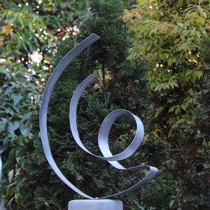 Large Modern Abstract Aluminum Metal Sculpture &quot;D6&quot; Artist Unique sculpture en métal metal art garden ornament
