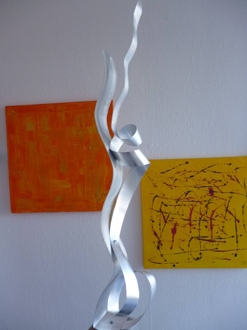 Fockety Abstrakte Metall Skulptur Gold - Moderne Kunst Dekoration