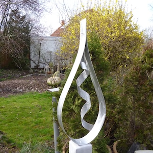 NEW Modern Abstract Aluminium Sculpture DROP