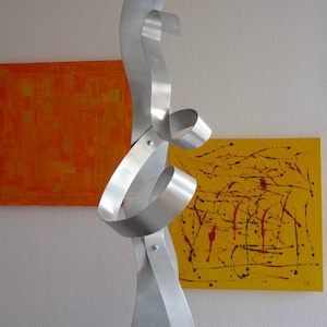 Modern Abstract Aluminum Metal Sculpture Artist Unique &quot;Jump&quot; sculpture en métal metal art garden ornament escultura en metal