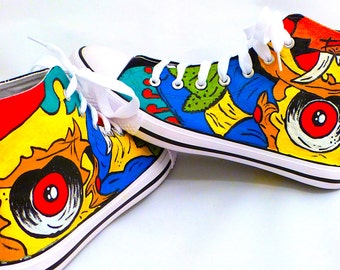 Zapatillas pintadas a - Etsy