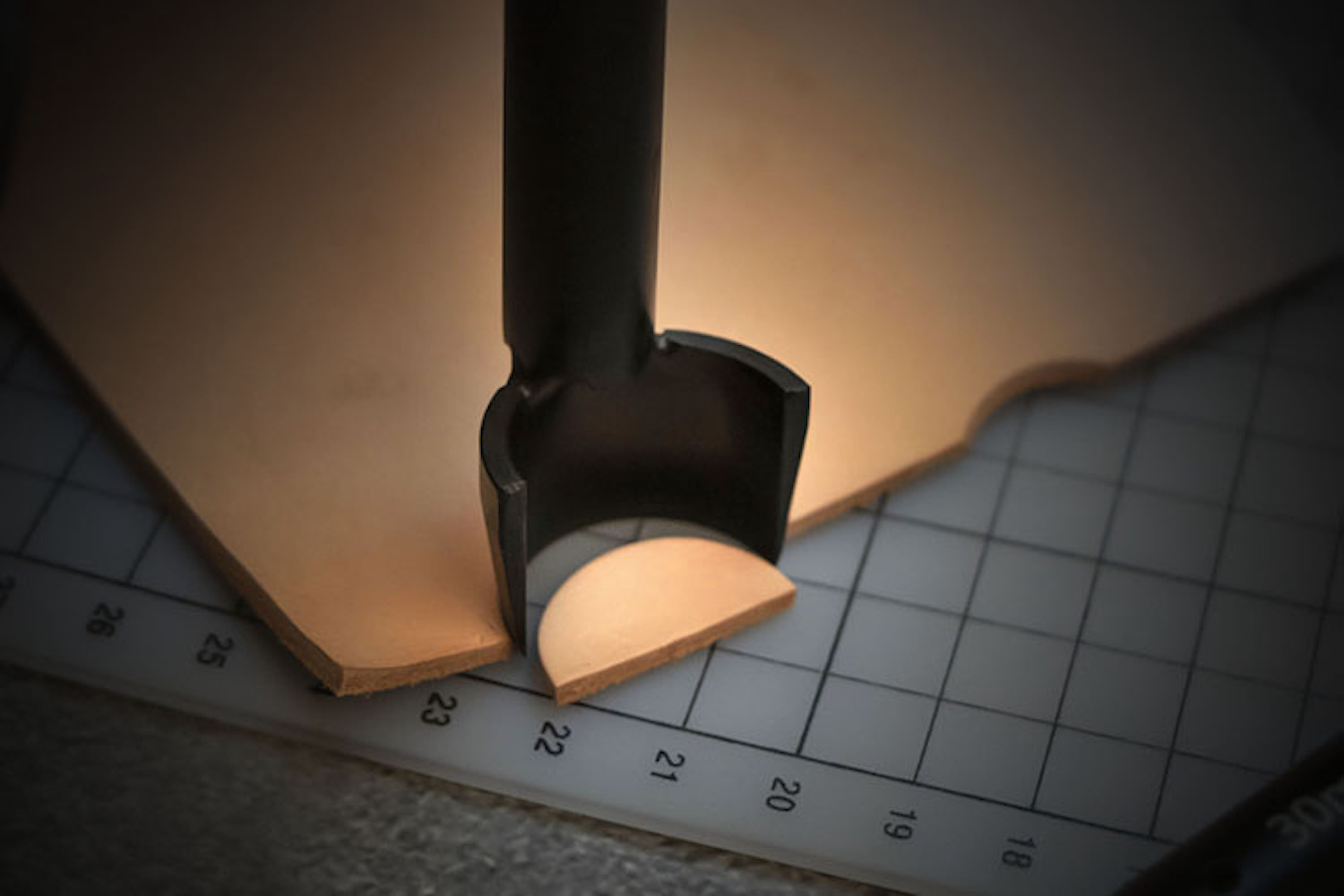 Half Round and Corner Punch Leather Tool Multiple Sizes Etsy