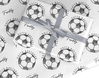 Custom Football Wrapping Paper