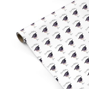 Congratulations Graduate Custom Personalised Gift Wrap