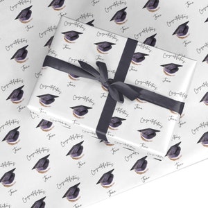 Congratulations Graduate Custom Custom Wrapping Paper