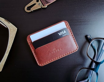 Sierra | Minimalist Leather Card Holder - Handcrafted, Sleek Design, Perfect for Everyday