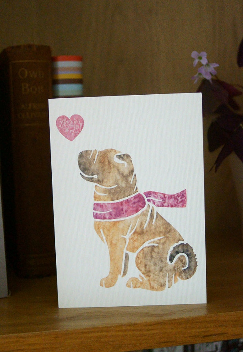 Doggo Thank You Greeting Card Chinese Shar-Pei Doggo Thank You Greeting Card Chinese Shar-Pei