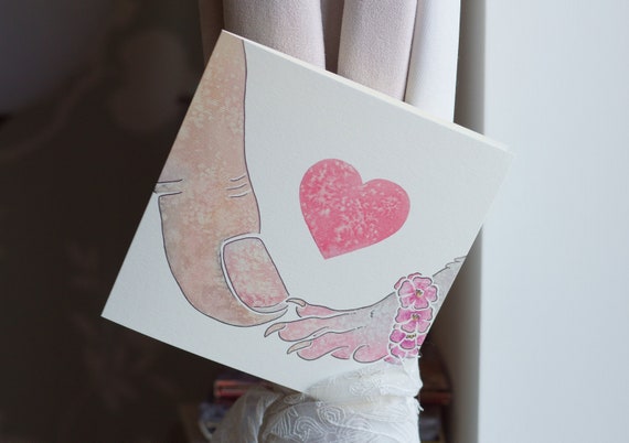 PET FANCY RAT greetings card / printed watercolour design by Yorkshire artist Jess Chappell / pet loss, condolence, thank you, birthday etc