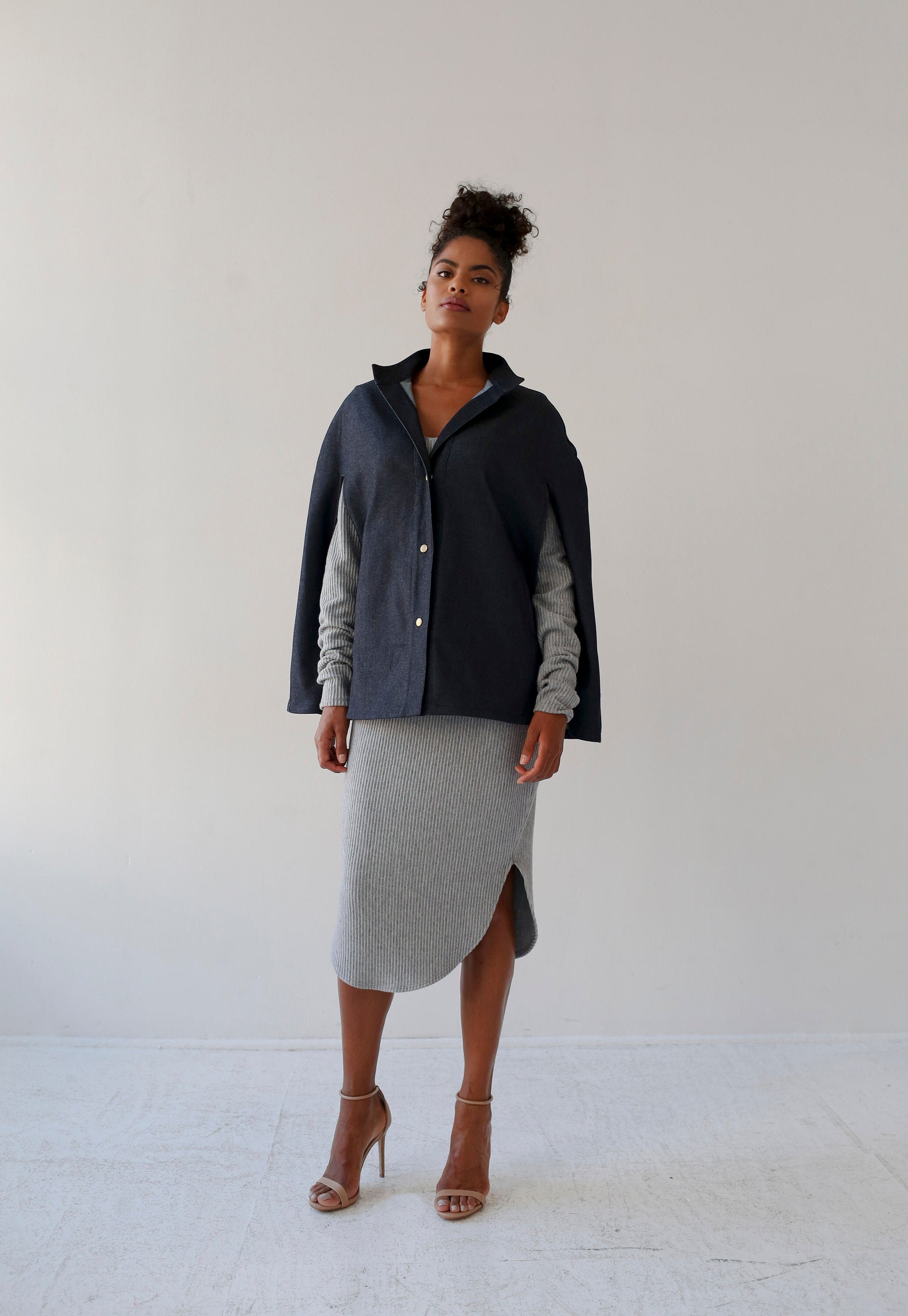 Cape store jean jacket