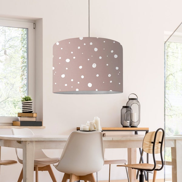 girl room lampshade powder pink bright modern Scandinavian pattern modern Scandinavian minimalist