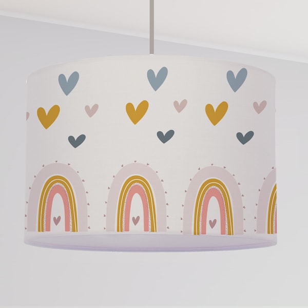 girl room lampshade rainbow star young modern scandinavian pattern modern scandinavian minimalist