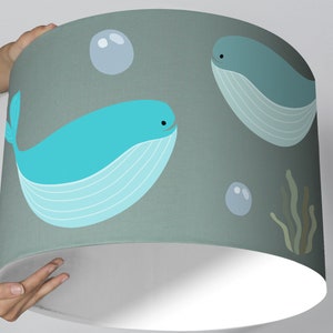 Lampshade child lamp fish turtle sea image 2