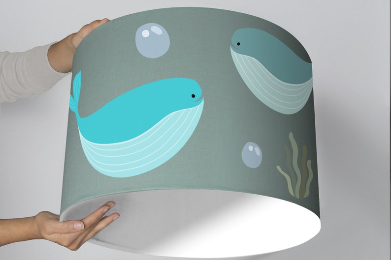 Lampshade child lamp fish turtle sea image 2