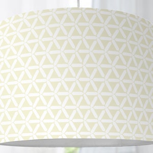 Lampshade bedroom bedroom lamp minimalist graphic pattern white