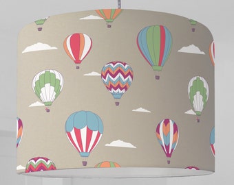 Baby lamp lampshade ballooning clouds