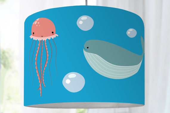Afm komen impliceren Babylamp Nursery Whale Fish Ocean Sea Baby Kids Lamp Floor - Etsy