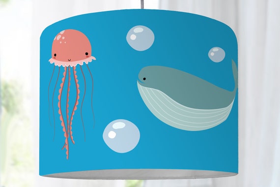 Babylamp Nursery Whale Fish Ocean Sea Baby Kids Lamp Floor Lamp Fish Whale