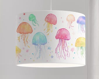 Children's room lamp jellyfish | Baby room hanging lamp sea creatures | Girl boy decorative lamp