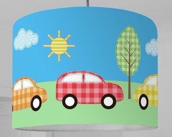 Lampshade cars for children and babies