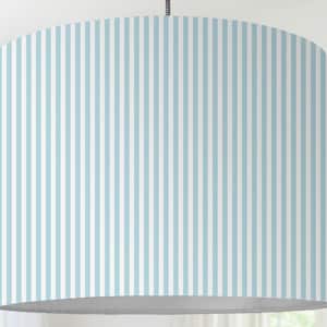 Hanging lamp lampshade mint blue white modern Scandinavian pattern modern Scandinavian