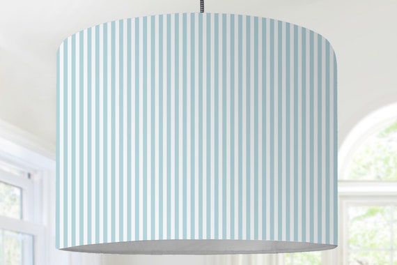 Hanging lamp lampshade mint blue white modern Scandinavian pattern modern Scandinavian