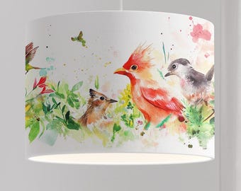 Lampshade for children whale fish sea turtle nursery mint